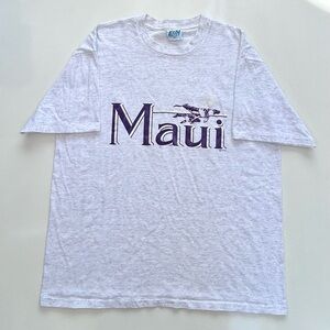 Vintage 80’s Maui Hawaii Wildlife Oceanlife Animals T Shirt XL Single Stitch